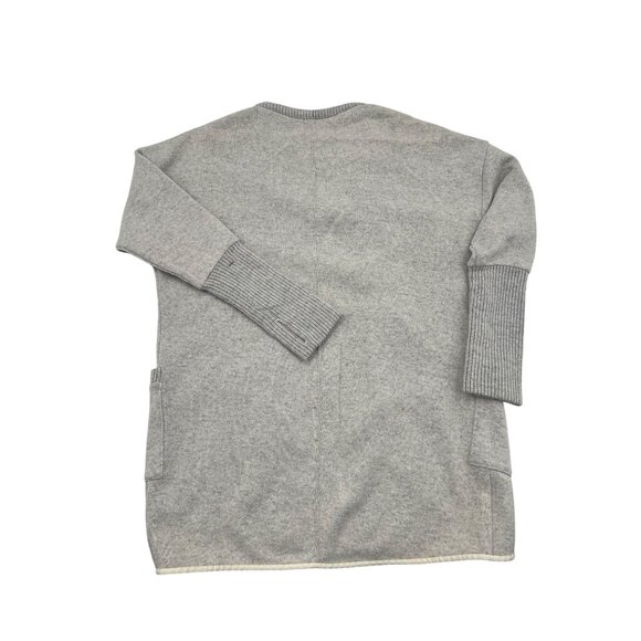 Gray Women's Open Front Sweater - Picture 5 of 5